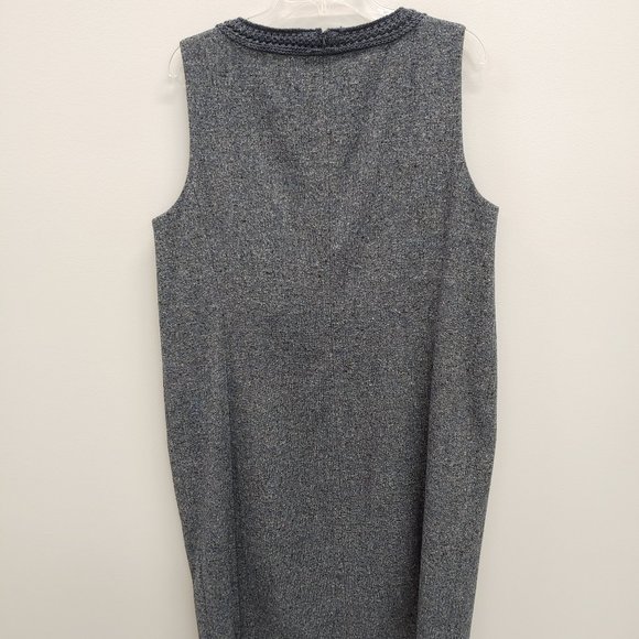 Etcetera Gray Midi Dress with Textured Fabric - Picture 2 of 3